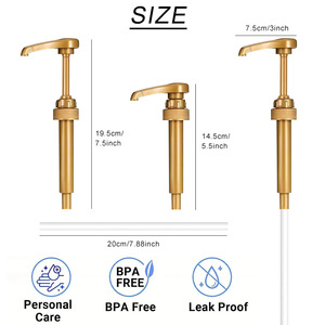 เครื่องปั๊มน้ำเชื่อมพลาสติก10cc <span class=keywords><strong>5cc</strong></span> เกรดอาหาร8cc ดื่มชากาแฟเครื่องจ่ายแยมน้ำผึ้งปั๊มแกลลอน - Product Image 3