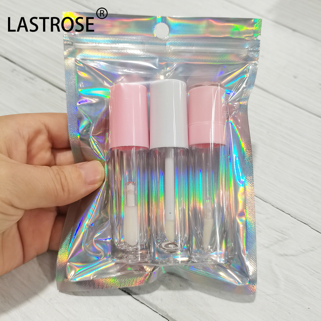 Most Popular Products Hologram Small Pouch Iridescent Mylar Mini Ziplock Bags