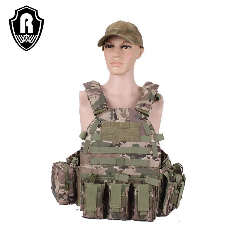 Equipment Camouflage Multicam Armor Vest Combat Gear Plate Carrier Tactical Vest Quick Release Series Tactical Vest