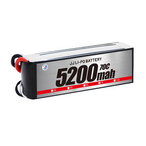 고용량 5500mah <span class=keywords><strong>Lipo</strong></span> 배터리 5200mAh 7.4V 2S 45C 버스트 60C RC 리튬 폴리머 배터리 팩 취미 UAV - Product Image 1