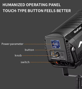 ไฟสตูดิโอถ่ายภาพและวิดีโอแบบต่อเนื่อง Best <span class=keywords><strong>NiceFoto</strong></span> LV-6000A ระดับมืออาชีพ กำลังไฟ 600 วัตต์ แบบสองสี (Bi-color)  ชนิด COB Spot - Product Image 2