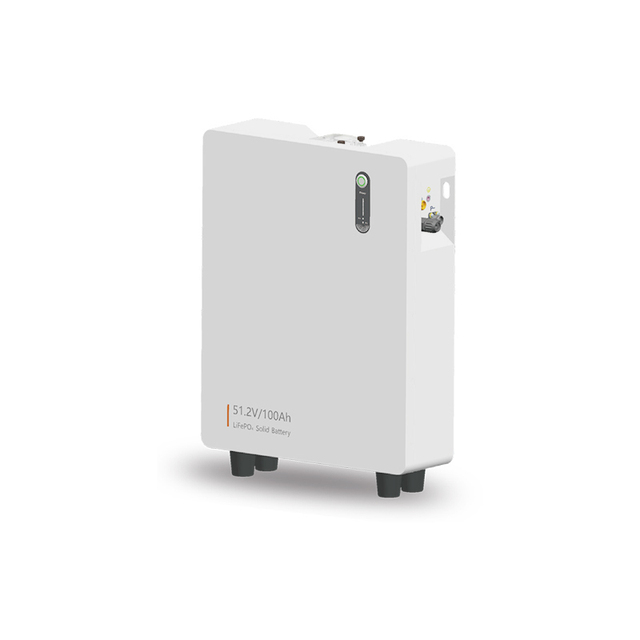 5kWh 5120Wh LiFePO4 Lithium Battery IP65 Split Solar System Stackable CAN Communication Port Hybrid Grid Balcony Power Plant