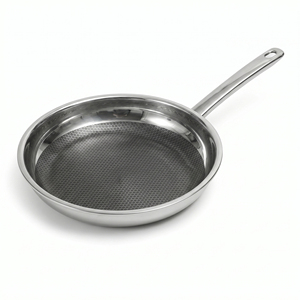 <span class=keywords><strong>Wok</strong></span> Antiadherente de Acero Inoxidable 304 de Grado Restaurante, 28 cm, con Mango de Metal, Uso General para Cocina de Gas e Inducción - Product Image 3