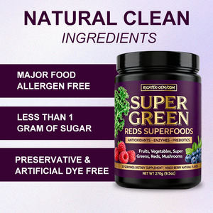 Best Tasting Organic Greens Superfood <strong>Powder</strong> Strawberry Kiwi Flavor for Adults and Pregnant Women - Product Image 3