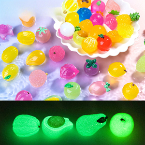Sachet surprise de fruits lumineux pour simulation de micro-paysage Weij, accessoires décoratifs DIY pour modélisme alimentaire, petits objets en résine pour bureau - Product Image 2