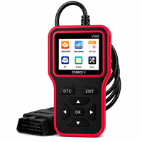 Lecteur de codes OBD2 V500 pour voiture, détecteur de pannes moteur, outil de suppression des DTC avec flux de données en temps réel, test de conformité I/M et test de tension