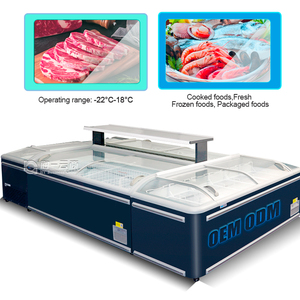 Thương Mại Dọc Tủ Đông Thực Phẩm Đông Lạnh Đảo Tủ Đông Hiển Thị Máy Làm Lạnh Tủ Lạnh Siêu Thị Tủ Đông Cho Doanh Nghiệp Sử Dụng - Product Image 1
