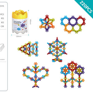 Classic Plum-Colored <b>Building</b> <b>Blocks</b> �C Interlocking Brick Puzzle Toys <b>for</b> <b>Kids</b> Ages 3+ - Product Image 3