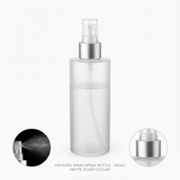 Flacon pulvérisateur en PET de 100 ml à 250 ml, de haute qualité, avec logo personnalisé, à fine brume, réutilisable, vide, pour cosmétiques