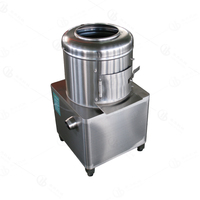 Mini éplucheur de pommes de terre portable en acier inoxydable pour petites productions, machine à éplucher les pommes de terre fraîches pour hôtel