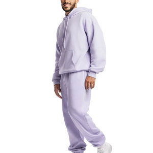 High Quality Customizable Men's Vintage Casual Solid Cotton Tracksuit Sun Faded Distressed Acid Wash Design <b>Lightweight</b> - Product Image 2