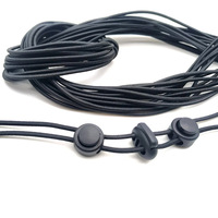 Cordon élastique rond haute résistance 2.5mm, cordon rond pour le vêtement