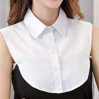 Faux col chemisier détachable col Dickey demi-chemises faux col pour femmes faveurs vêtements accessoires instyles