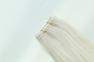 <span class=keywords><strong>Extensiones</strong></span> de Cabello Humano Virgen Remy de Alta Calidad, Precio al por Mayor, Trama Plana, en Gran Stock - Product Image 5