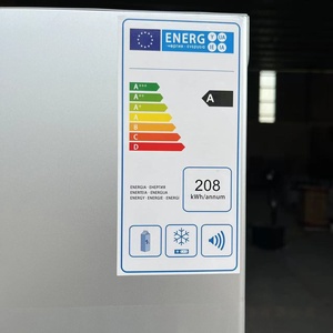 Réfrigérateur compact à congélateur inférieur 202L pour la maison, à faible niveau sonore, double porte, avec étagères réglables - Product Image 4