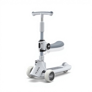 Patinete Infantil Plegable de 3 Ruedas, Ligero, <span class=keywords><strong>para</strong></span> Exteriores, con Manillar Ajustable, <span class=keywords><strong>para</strong></span> Niños y Niñas de 3 a 12 Años, Superventas - Product Image 1