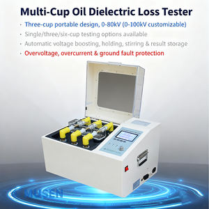 Testador de Força Dieletrica de Óleo Isolante de Boa Qualidade 0-<span class=keywords><strong>80kV</strong></span>/0-100KV Três Copos 2% de Precisão Proteção IP55 - Product Image 2