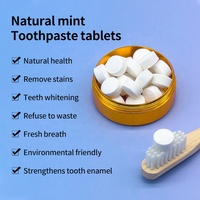 Tabletas de Pasta Dental de Alta Calidad de Fábrica, Tabletas de Pasta Dental Blanqueadora de Dientes con Hidroxiapatita y Hierbas