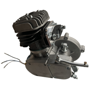 <span class=keywords><strong>Kit</strong></span> <span class=keywords><strong>moteur</strong></span> à cylindre en fer 70cc, carburateur VM20, moteurs à essence pour vélos, moteurs de vélo 2 temps DIY, admission CNC 47mm - Product Image 1