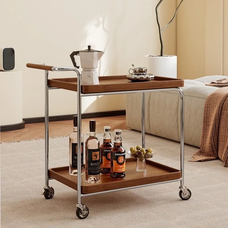 [Bois de noyer] Style double plateau (couleur vintage)