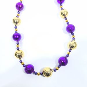 Collier de perles géantes en plastique de 54 pouces pour le Mardi Gras de la Nouvelle-<span class=keywords><strong>Orléans</strong></span>, accessoire festif pour défilé, cadeau pour fête à thème Mardi Gras - Product Image 6