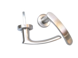 Thép Không Gỉ 304 Euro Tiê<span class=keywords><strong>u</strong></span> Chuẩn Lửa-Đánh Giá <span class=keywords><strong>U</strong></span> Đòn Bẩy Xử Lý Loại Đòn Bẩy Cửa Gỗ Xử Lý - Product Image 6