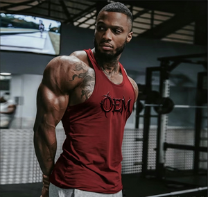 Débardeur de sport personnalisé respirant, à séchage rapide, extensible, coupe ajustée, léger et doux pour l'entraînement et la gym - Product Image 1