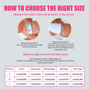 <span class=keywords><strong>Faux</strong></span> <span class=keywords><strong>ongles</strong></span> artificiels en gel français extra longs de 10 pièces, conçus de luxe, réutilisables, imprimés en 3D, faits à la main - Product Image 5