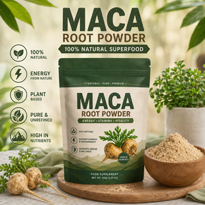 Extracto de Raíz de Maca Orgánica en Polvo, Antioxidante, Aumenta la Energía, Refuerza el Sistema Inmunitario, Certificado Halal, Suplemento de 100g para Adultos, No para Niños - Product Image 5