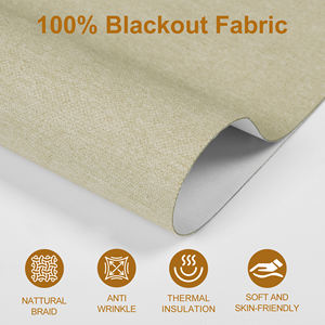 खिड़कियों के लिए ब्लैकआउट रोलर अंधा, कैसेट वैलेंस थर्मल इन्सुलेटेड यूव सुरक्षा - Product Image 2