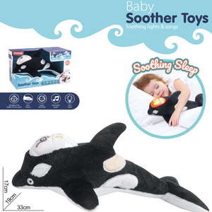 Bé Soother đồ chơi ánh sáng mềm mại Soother âm nhạc hoạt động nhồi bông Đồ chơi bé Đồ chơi nhẹ nhàng - Product Image 2