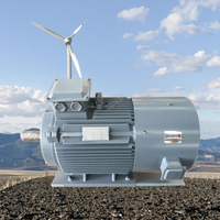 Générateur d'éoliennes domestique 500W 1KW 2KW, sortie CC 12V/24V/48V pour système hybride solaire hors réseau