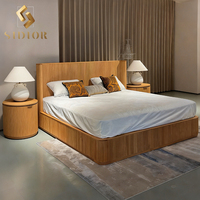 Ensemble de lit moderne pour chambre à coucher, mobilier de chambre à coucher moderne pour hôtel, ensemble de lit pour villa, ensemble de lit pour appartement, mobilier de chambre à coucher pour complexe hôtelier
