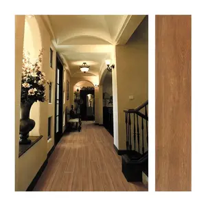 200x1000 Matte Surface Non Slip Bedroom Ceramic Glazed Wooden Floor Tile