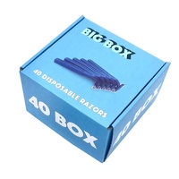 Lame de rasoir médicale jetable hommes voyage produit de soins personnels boîte d'emballage personnalisée carton ondulé boîtes en papier recyclé
