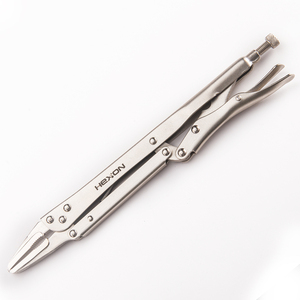 Alicates <span class=keywords><strong>de</strong></span> Punta Larga <span class=keywords><strong>de</strong></span> Acero al Carbono con Mango Extendido para Espacios Reducidos, Alicates <span class=keywords><strong>de</strong></span> Presión con Mordazas <span class=keywords><strong>de</strong></span> Bloqueo - Product Image 5