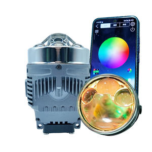 IDISON-Proyector antiniebla para TOYOTA de 8300 pulgadas, lámpara de proyección dual tricolor de 75/57w LB, control de aplicación, Ojo del diablo, 3,0 ml - Product Image 1