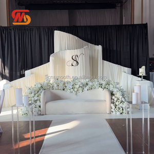 Supporto ad Arco Liscio a Forma di S Viola Scuro per Fondali di Eventi, Decorazioni per Matrimoni e Palcoscenici - Product Image 3