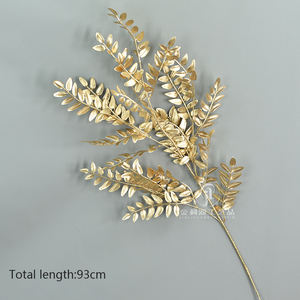 All'ingrosso decorazione di nozze <span class=keywords><strong>d</strong></span>'<span class=keywords><strong>oro</strong></span> fiori artificiali gambo lungo foglia <span class=keywords><strong>d</strong></span>'acero ramo di fiori pendenti per san valentino <span class=keywords><strong>oro</strong></span> - Product Image 6