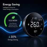 Termostato Inteligente Wifi Digital Redondo para Sauna y Cuarto Frío, Eléctrico, para HVAC, Ahorro de Energía, Certificado CE, Directo de Fábrica