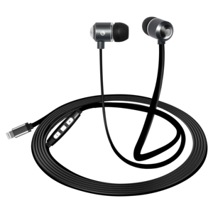 Écouteurs filaires Dairle certifiés MFi, semi intra-auriculaires avec micro intégré, contrôle du volume, stéréo HiFi - Product Image 1