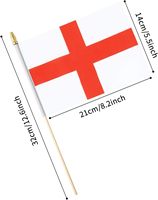 Drapeau miniature double face en bois, style Nouvelle-Angleterre, pour décorations de fête et festivals, vente en gros