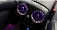 Nouveau panneau décoratif conducteur et copilote pour Mercedes Benz Classe C W205 GLC W253 2015-2021, éclairage d'ambiance intérieur LED pour voiture