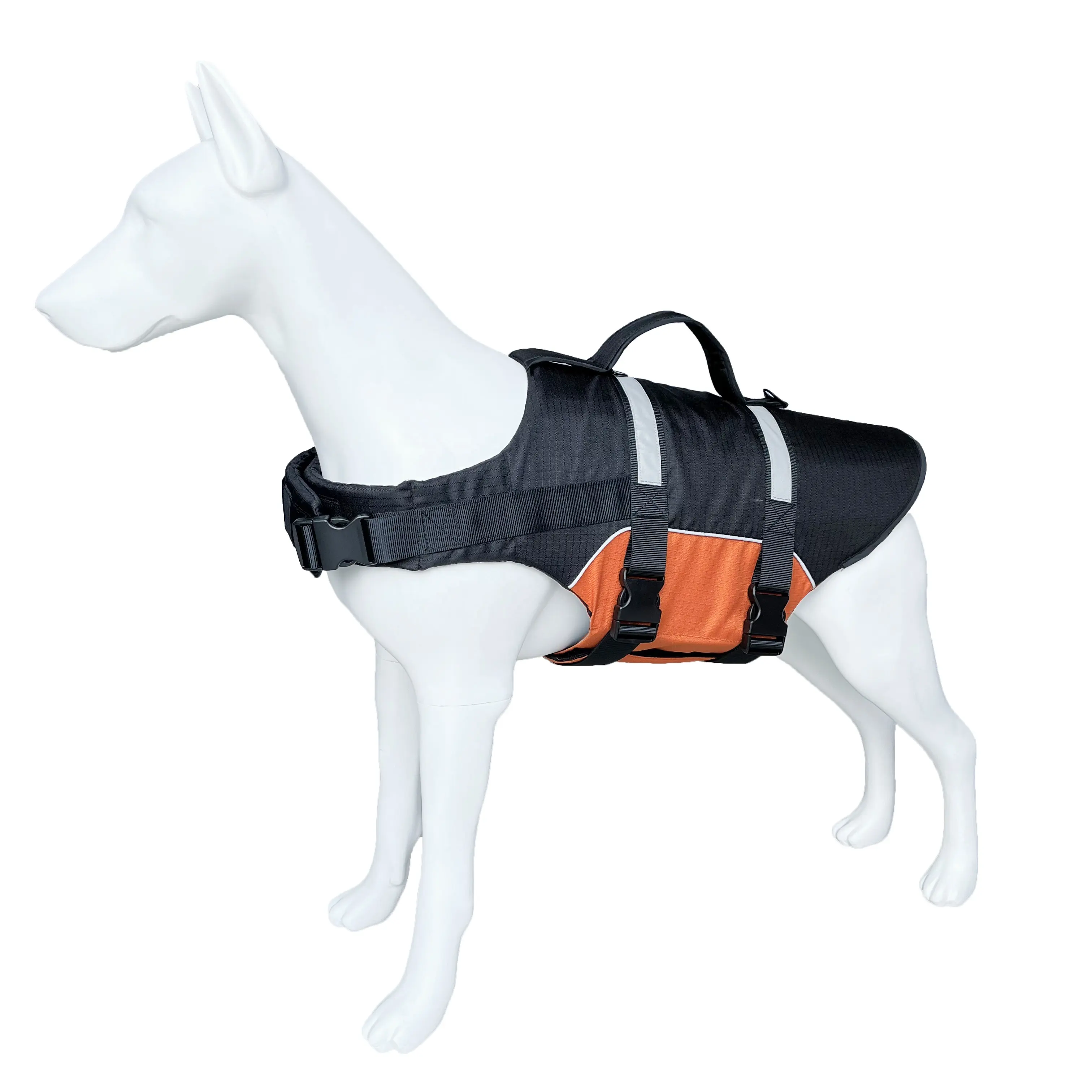 Fabricant de produits pour animaux de compagnie à la mode, gilet de sauvetage respirant et imperméable pour chien, gilets de bain flottants pour chien