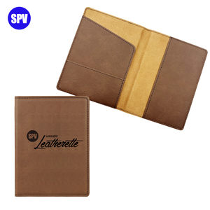 Laserable khắc giả da PU da cuốn sách hộ chiếu, tùy chỉnh thiết kế in ấn người giữ hộ chiếu - Product Image 4