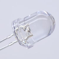 Diodes LED Czinelight de haute qualité, rondes, transparentes, 8 mm, jaunes, rouges, bleues, blanc chaud, pour lampes de poche et perles de lampe