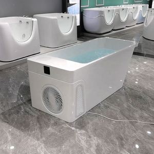 Icegalax en stock : Baignoire de trempage à froid en acrylique pour spa et refroidisseur d'eau incliné 37-104F avec contrôle Wi-Fi - Product Image 1