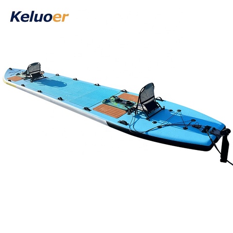 Inflatable Pedal SUP Aluminum Air Fishing Kayak Boat With Pedal Drive ...