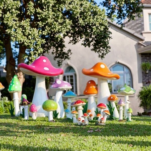 Khổng lồ Nấm trang trí nội thất sợi thủy tinh/Kích thước cuộc sống sợi thủy tinh nấm điêu khắc vườn đạo cụ hiển thị - Product Image 6