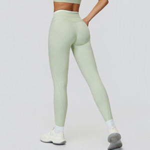 Leggings da Yoga Yoke Personalizzati per Donna, Aderenti, Morbidi, Effetto Nudo, per Corsa, Allenamento, Palestra, <span class=keywords><strong>Fitness</strong></span>, Sollevamento Glutei - Product Image 2